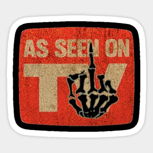 As Seen on TV Sticker